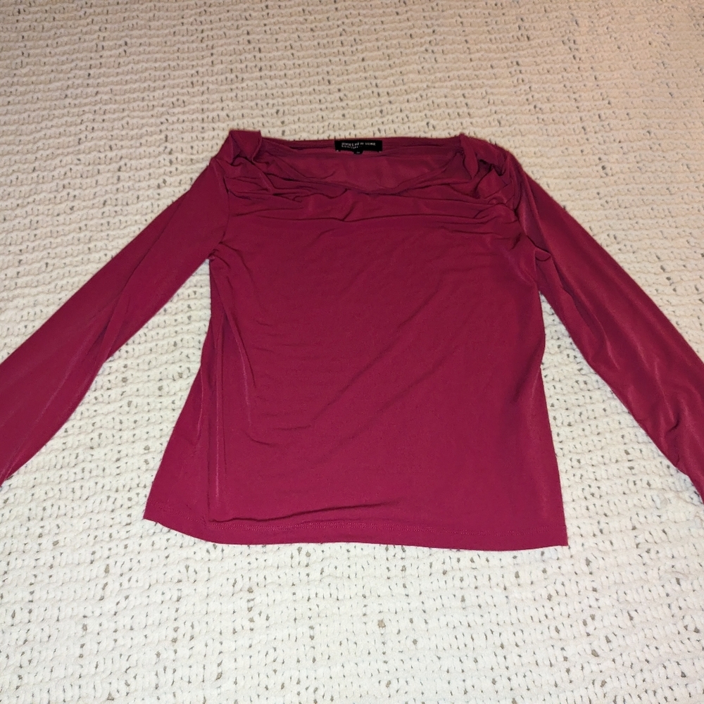 Jones New York Long Sleeve Top Sz PS
